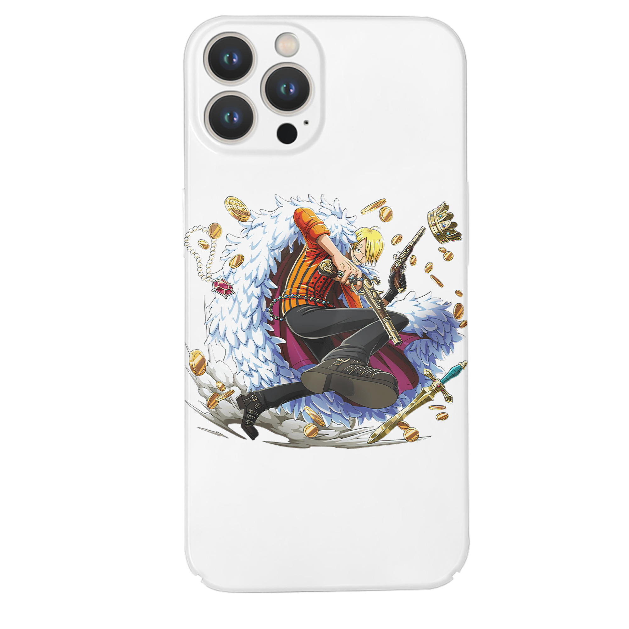 （画像用） ワンピース サンジ ONE PIECE Sanji 【iPhone 14シリーズ対応】ハードケース